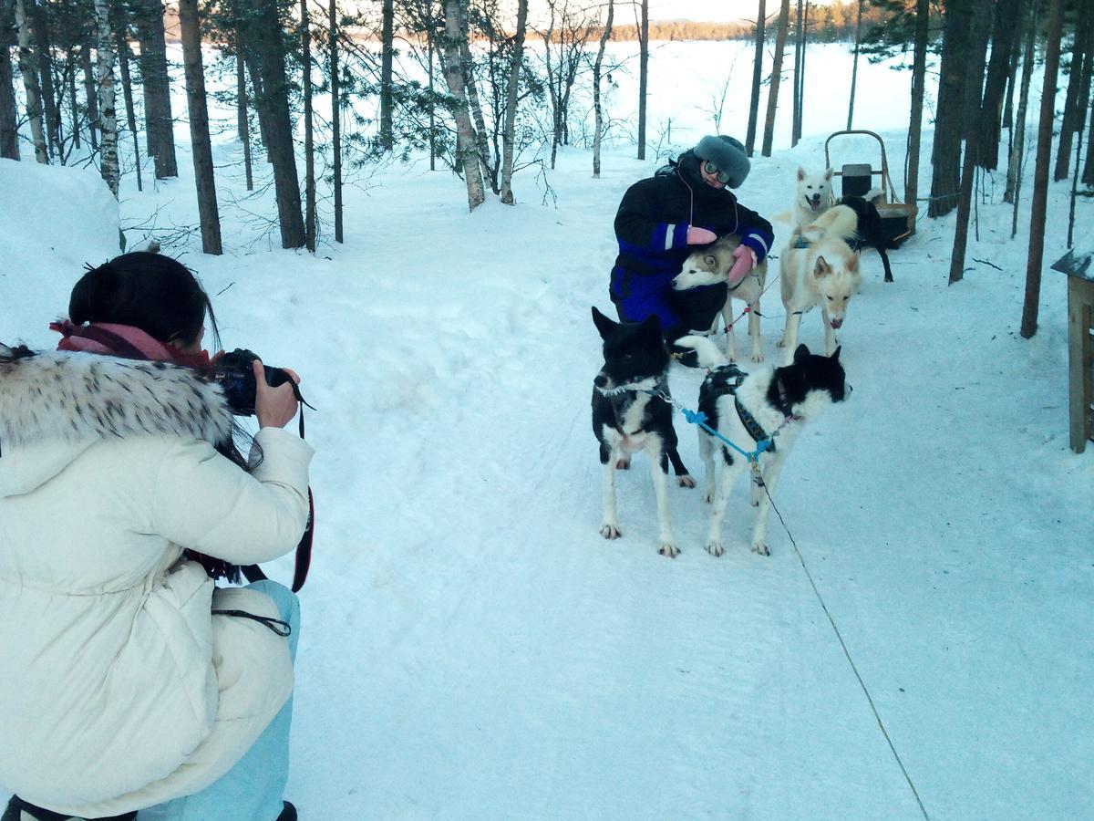 Vila Auroracabin Chalets Saariselka Exteriér fotografie